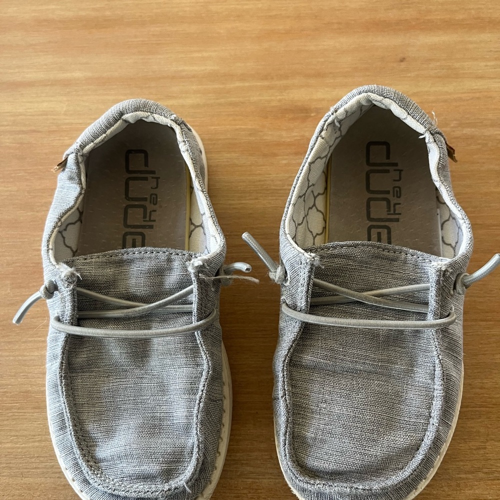 Hey Dude Kids Gray Shoes